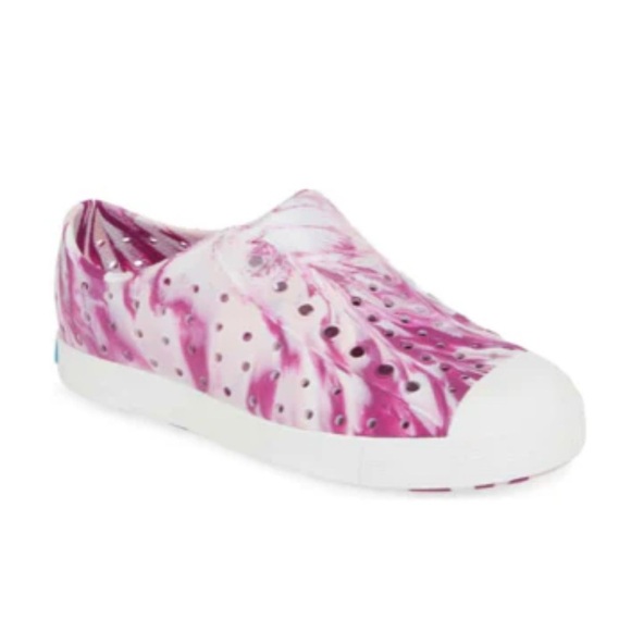 Native Shoes Pink and White Water Shoes - Picture 1 of 11